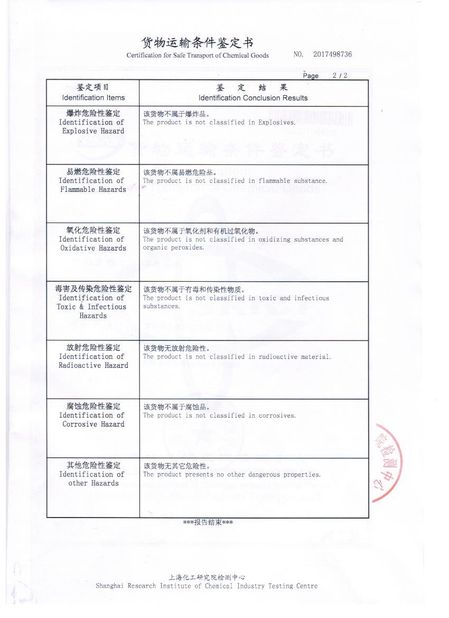 چین Changzhou jisi cold chain technology Co.,ltd گواهینامه ها