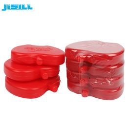 بسته های یخی با کارایی بالا و قابل استفاده مجدد بدون BPA، آیس بلک های شکل سیب قرمز برای کیسه های خنک کننده